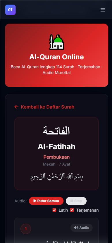 Cara Membuat Website Baca Al-Quran dengan Terjemahan Gratis - gambar 2